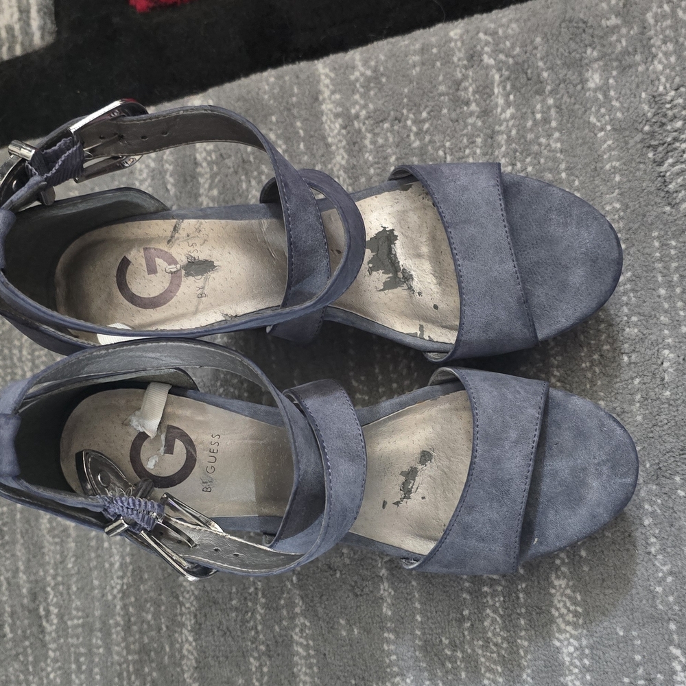 Guess Blue Sandals with Ankle Strap